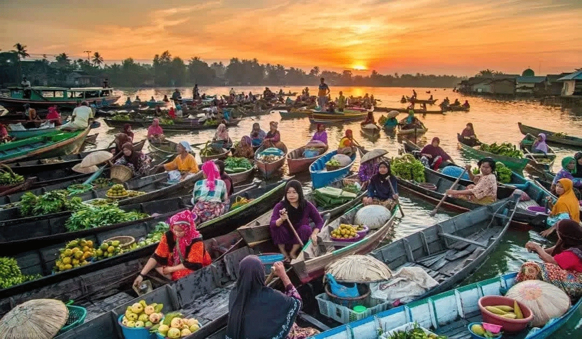 Pasar Terapung Lok Baintan, Ikon Warisan Budaya Dan Pesona Sungai Kalimantan Selatan